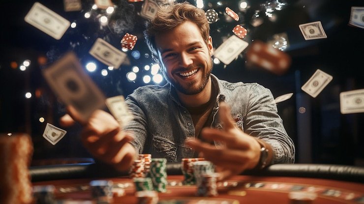 Tampilan permainan dealer langsung baron69 dengan baccarat dan roulette